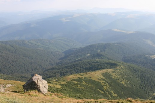 Виды с вершины горы Поп Иван Черногорский